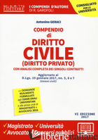 COMPENDIO DI DIRITTO CIVILE (DIRITTO PRIVATO) CON ANALISI COMPLETA DEI SINGOLI C