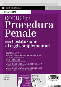 CODICE DI PROCEDURA PENALE. CON APP CODICI SIMONE PER UN CODICE SEMPRE AGGIORNAT
