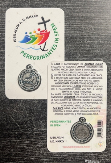 GIUBILEO - CARD LOGO CON MEDAGLIA E SPIEGAZIONE