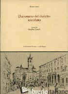 DIZIONARIO DEL DIALETTO ASCOLANO