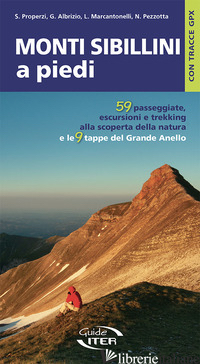 MONTI SIBILLINI A PIEDI. 59 PASSEGGIATE, ESCURSIONI E TREKKING E LE 9 TAPPE DEL 