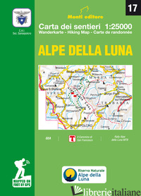 ALPE DELLA LUNA. CARTA DEI SENTIERI 1:25000. EDIZ. MULTILINGUE
