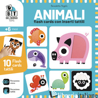 ANIMALI. FLASH CARDS CON INSERTI TATTILI. EDIZ. A COLORI