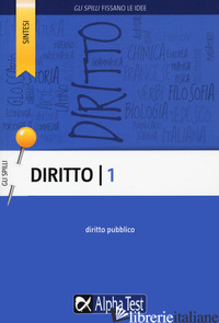 DIRITTO. VOL. 1: DIRITTO PUBBLICO