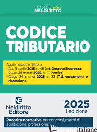 Copertina del libro CODICE DI DIRITTO TRIBUTARIO PLUS 2025