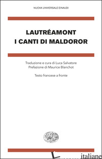 Copertina del libro CANTI DI MALDOROR. TESTO FRANCESE A FRONTE (I)