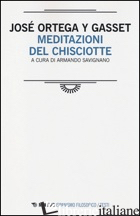 Copertina del libro MEDITAZIONI DEL CHISCIOTTE