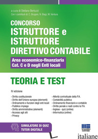 Copertina del libro CONCORSO ISTRUTTORE E ISTRUTTORE DIRETTIVO CONTABILE. AREA ECONOMICO-FINANZIARIA