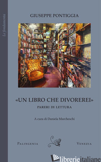Copertina del libro LIBRO CHE DIVOREREI». PARERI DI LETTURA («UN)