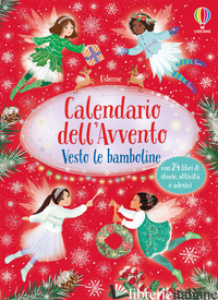 Copertina del libro VESTO LE BAMBOLINE. CALENDARIO DELL'AVVENTO